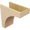 Ekena Millwork 10"W x 20"D x 20"H Classic Huntington Rough Cedar Woodgrain TimberThane Corbel, Primed Tan CORUR10X20X20HUNRCPR - alternate 2